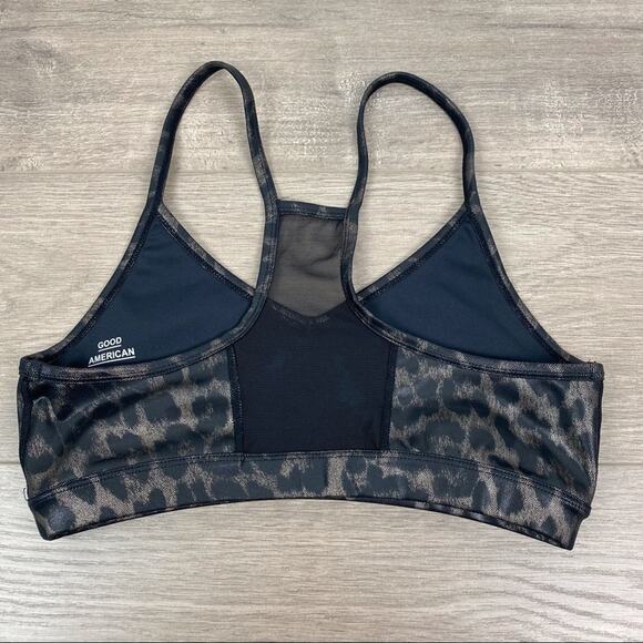 Good American The Barely There Leopard Print Bralette Sz.2(M) - Picture 7 of 11
